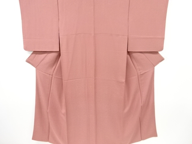 織柄色無地着物